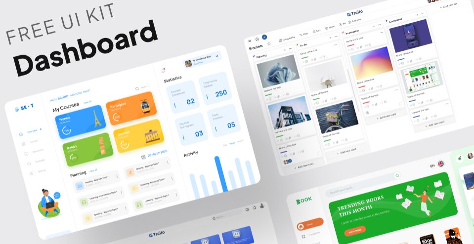 New Dashboard Free UI kit