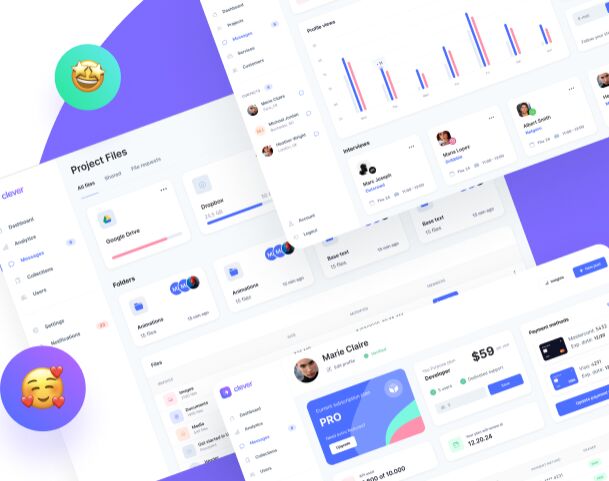 Clever Dashboard UI Kit