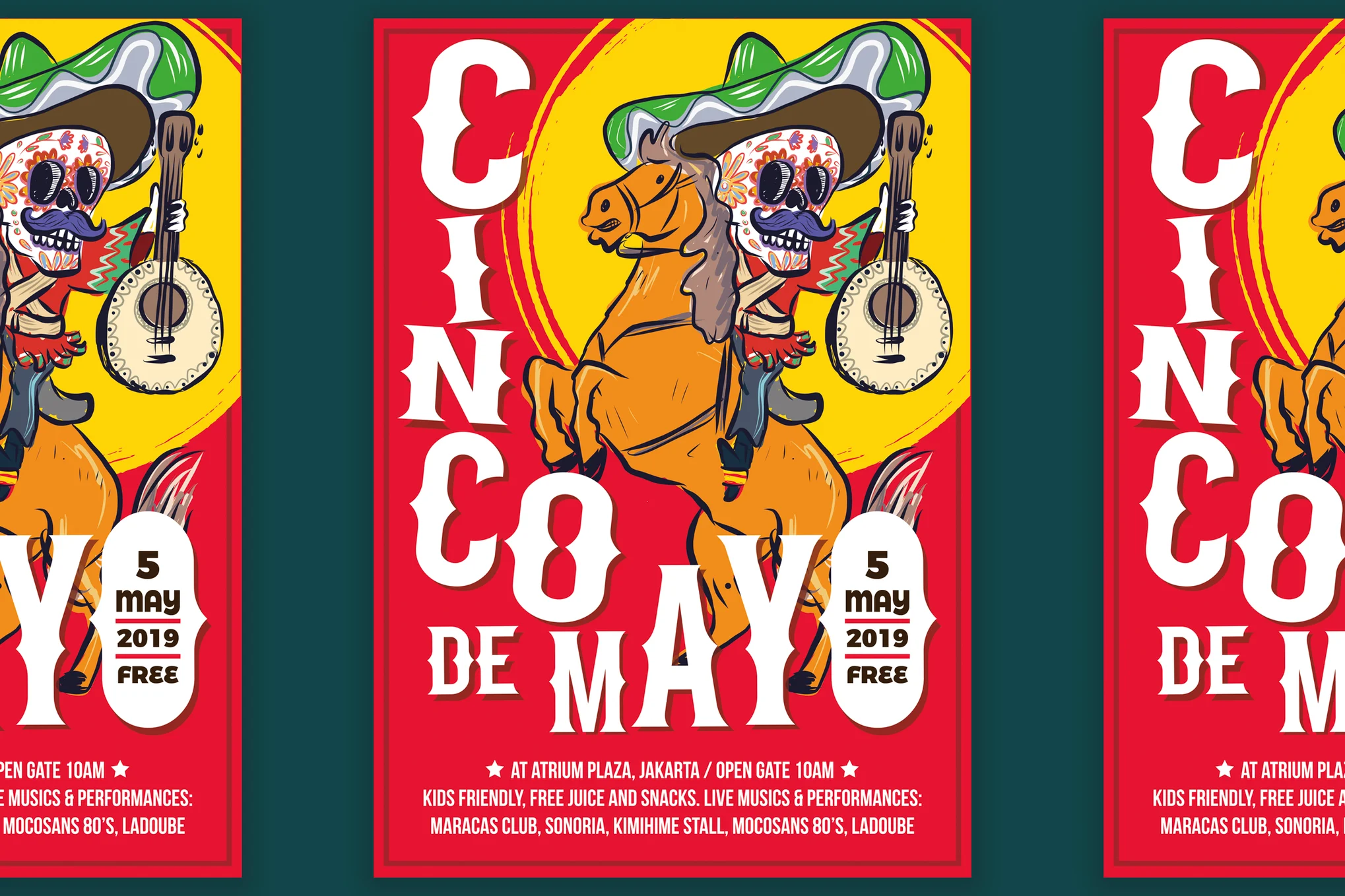 Funny Cinco de Mayo Flyer Template