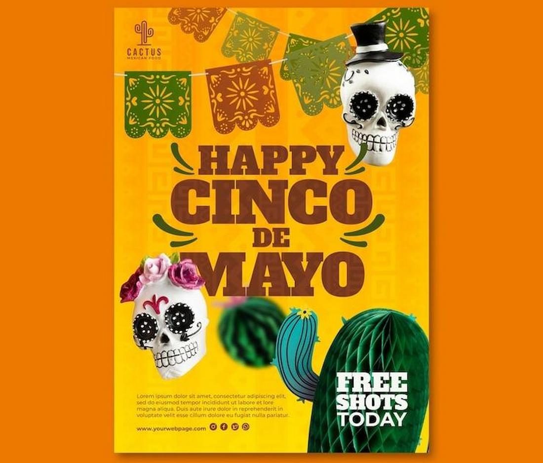 Free Cinco De Mayo Poster Template