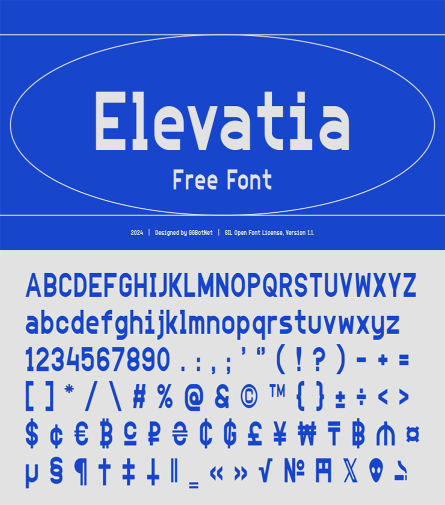 Elevatia Free Font