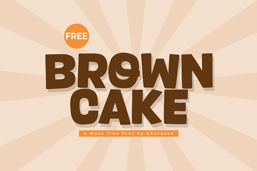 Brown Cake Free Font