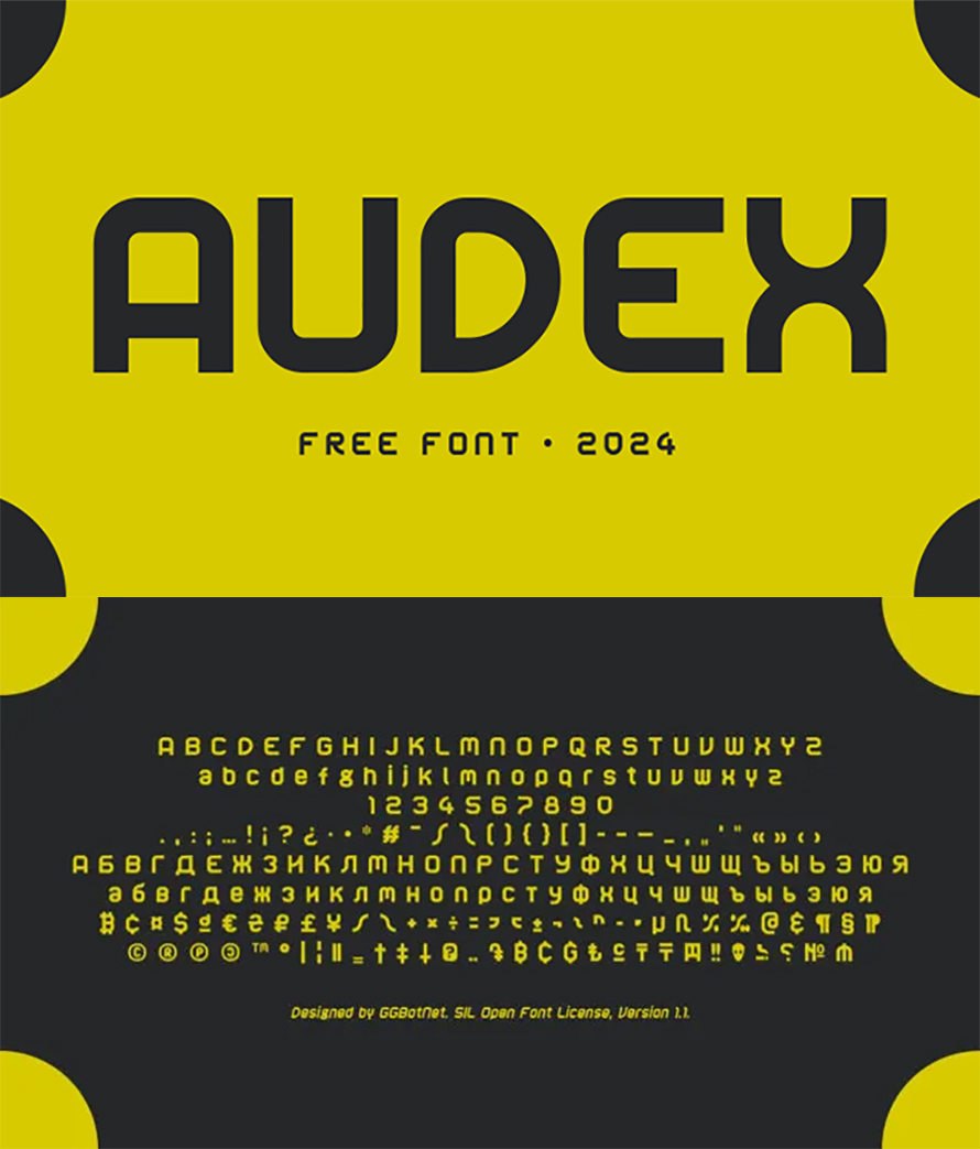 Audex Free Font